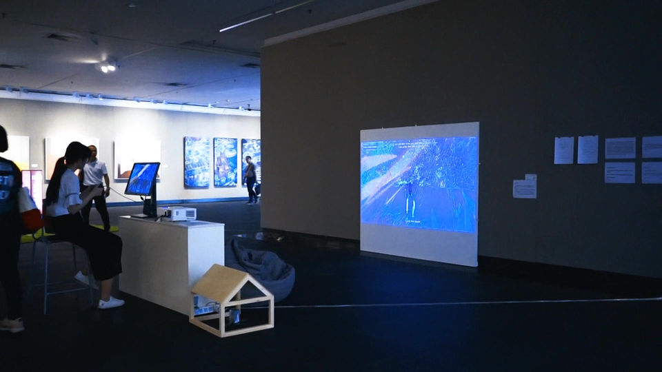 Flying into Myself - Exhibition Scene
